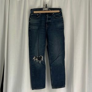 Everlane Cheeky Jean, size 26 cropped